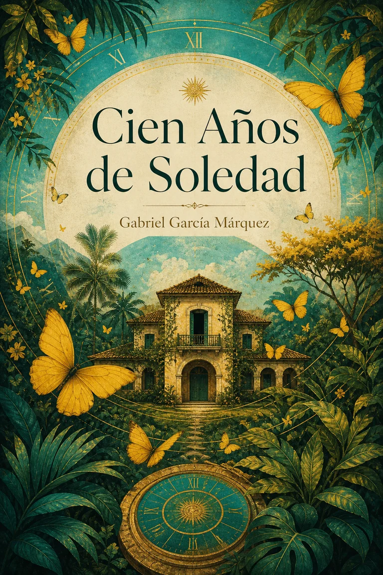 Portada de Cien Años de Soledad